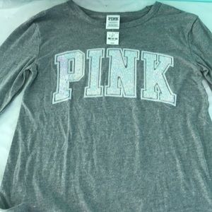Long sleeves pink shirt